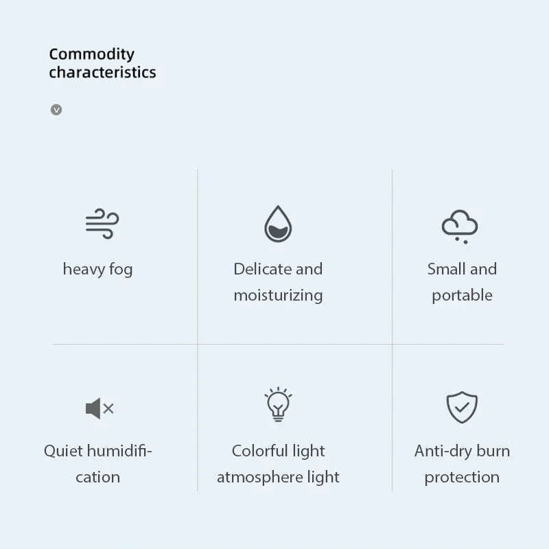 Purificateur humidificateur portable