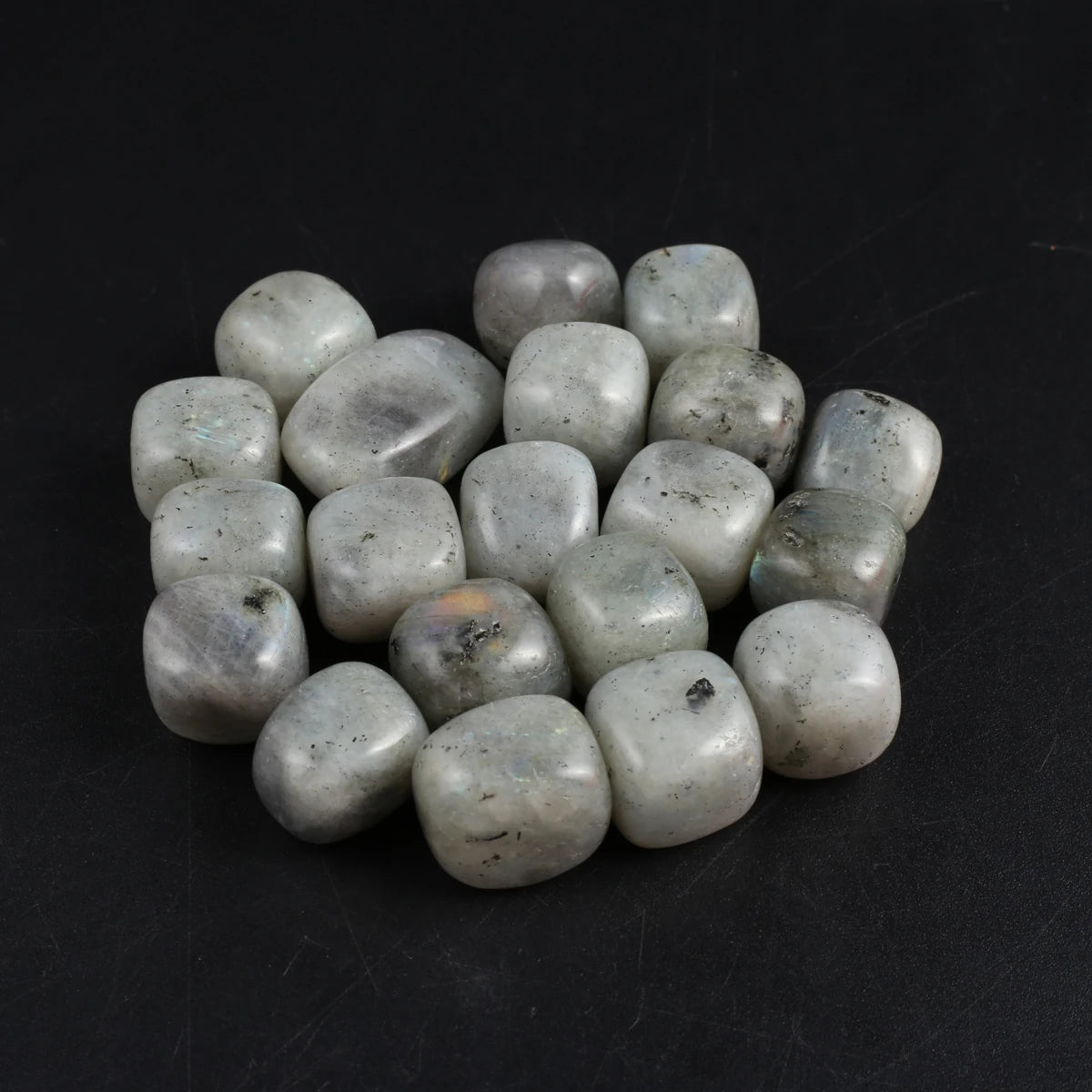 Lot de 10 Pierres Naturelles – Fluorite, Opale & Cristaux Énergétiques