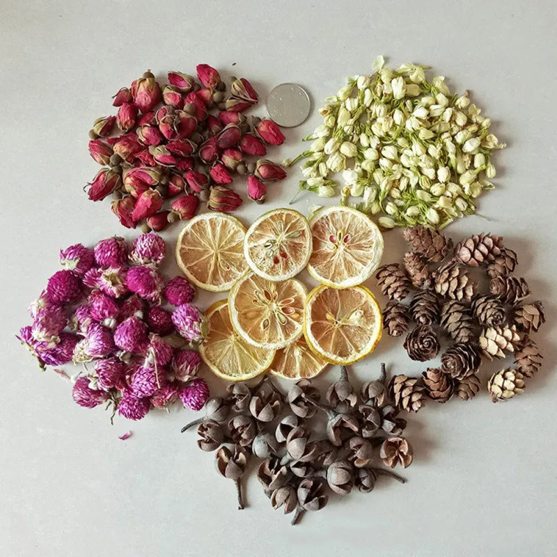 Fleurs Séchées Naturelles – Idéal pour Bougies Parfumées & DIY