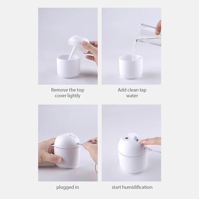 Purificateur humidificateur portable