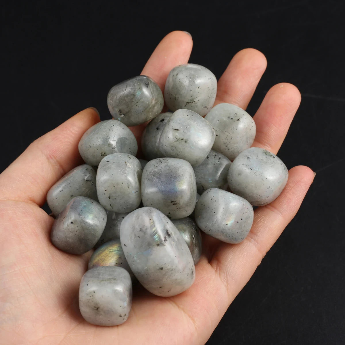 Lot de 10 Pierres Naturelles – Fluorite, Opale & Cristaux Énergétiques