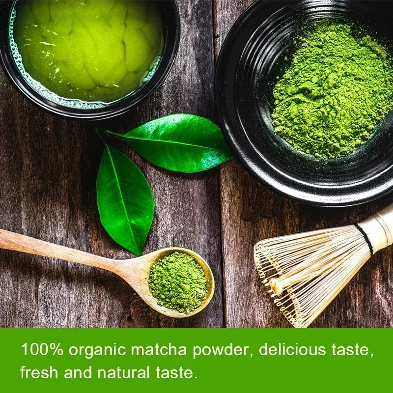 Poudre de Matcha 100% Naturelle – Thé Vert Japonais Premium