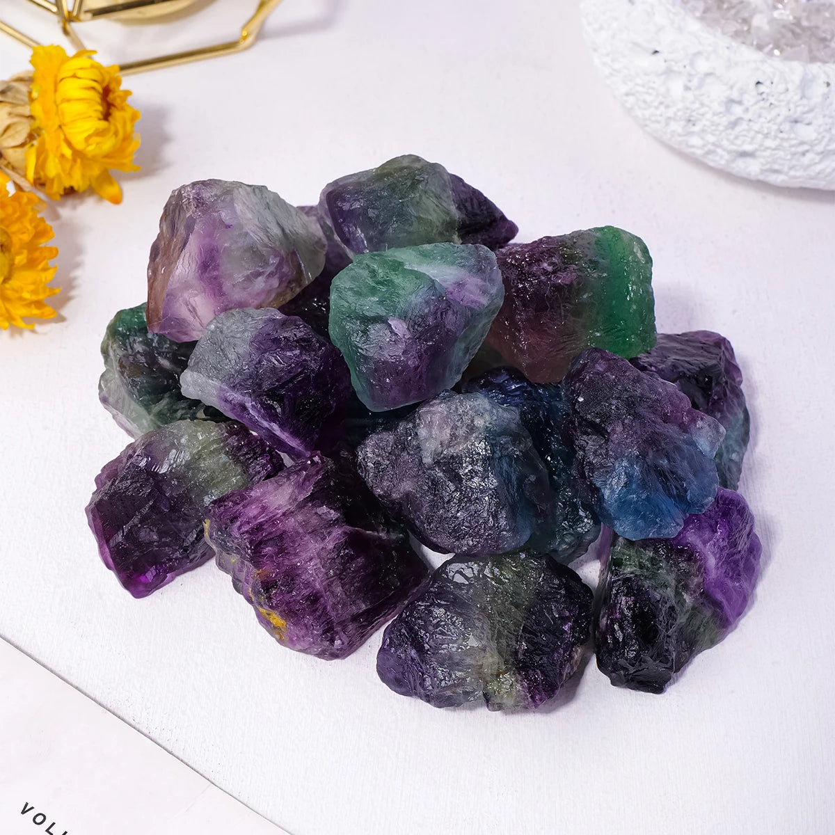 Fluorite Arc-en-Ciel Brute – Pierre de Clarté & Harmonie