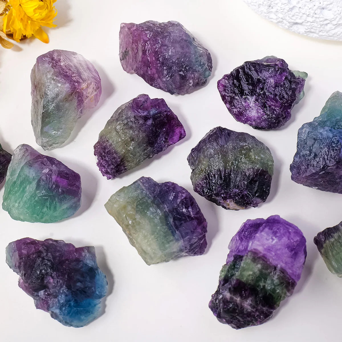 Fluorite Arc-en-Ciel Brute – Pierre de Clarté & Harmonie