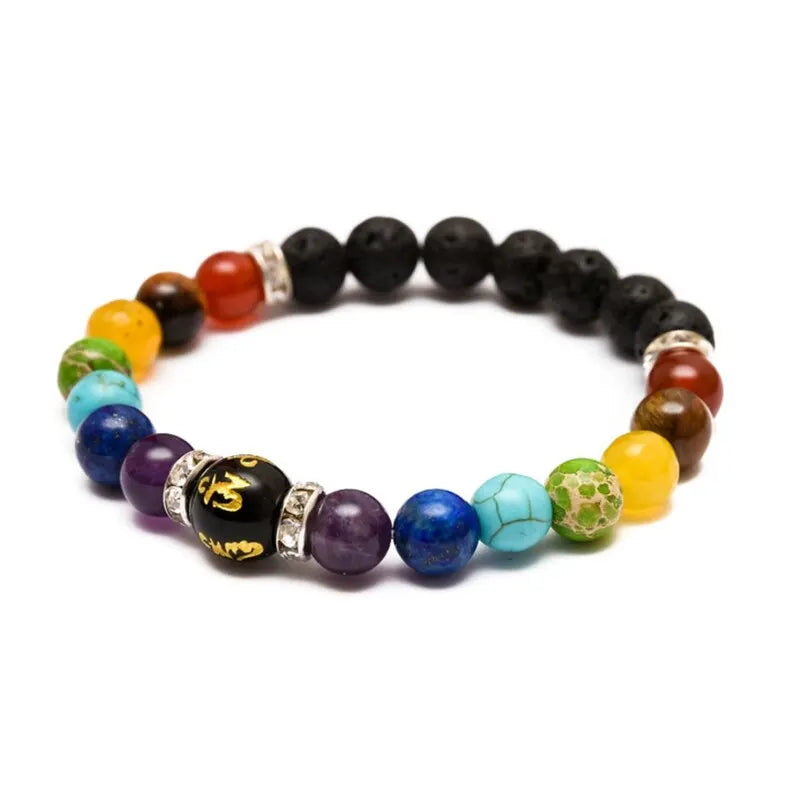 Lot de 2 Bracelets 7 Chakras – Équilibre & Guérison Énergétique