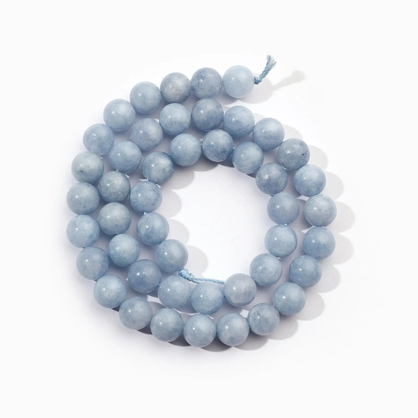 Fil de Perles en Pierres Naturelles – Tourmaline, Quartz Rose, Aigue-marine & Amazonite