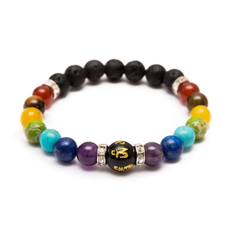 Lot de 2 Bracelets 7 Chakras – Équilibre & Guérison Énergétique