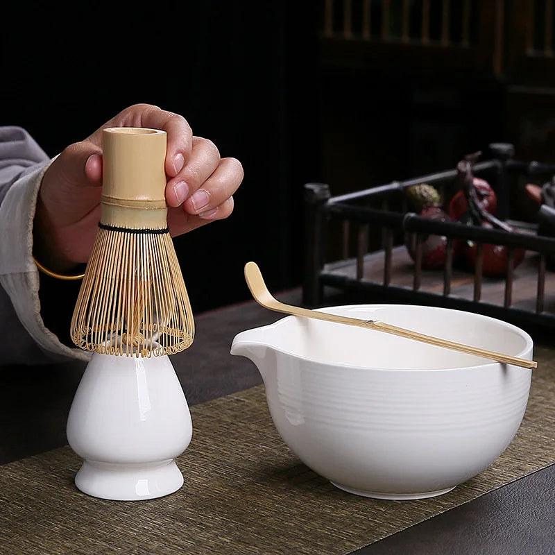 Ensemble d'Accessoires pour Matcha – Cérémonie Japonaise Traditionnelle