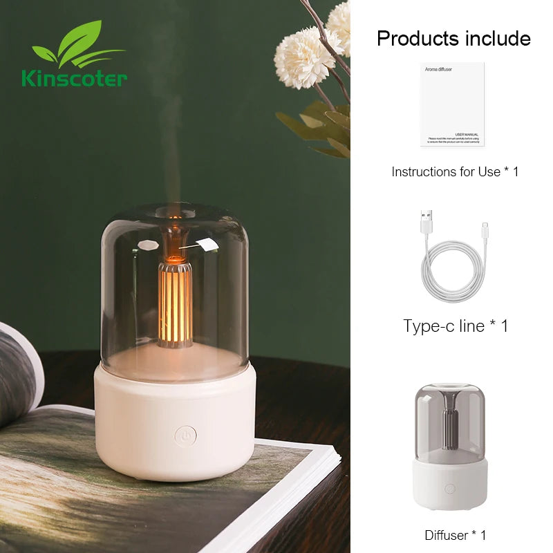 Diffuseur d'Huiles Essentielles & Humidificateur USB – Bien-être & Ambiance Apaisante