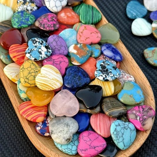 Lot de Cœurs en Quartz Rose – Amour & Énergie Apaisante