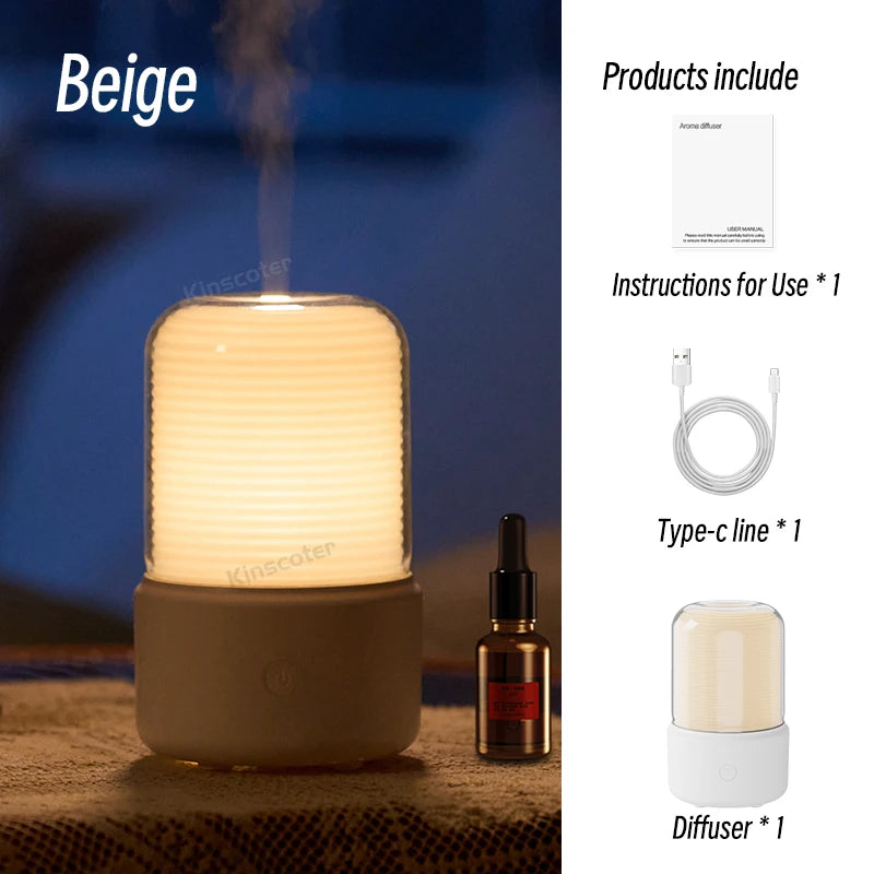 Diffuseur d'Huiles Essentielles & Humidificateur USB – Bien-être & Ambiance Apaisante